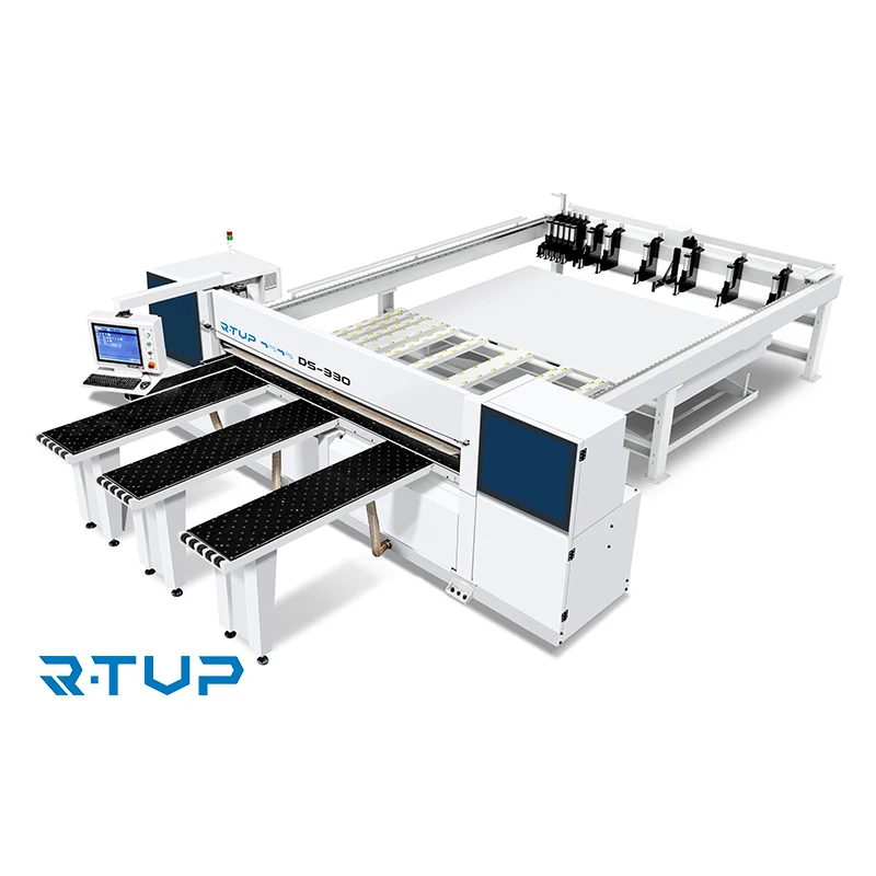 R-TUP Easy to Operate Automatic Wood Cutting Machine Rear Loading CNC Panel Saw