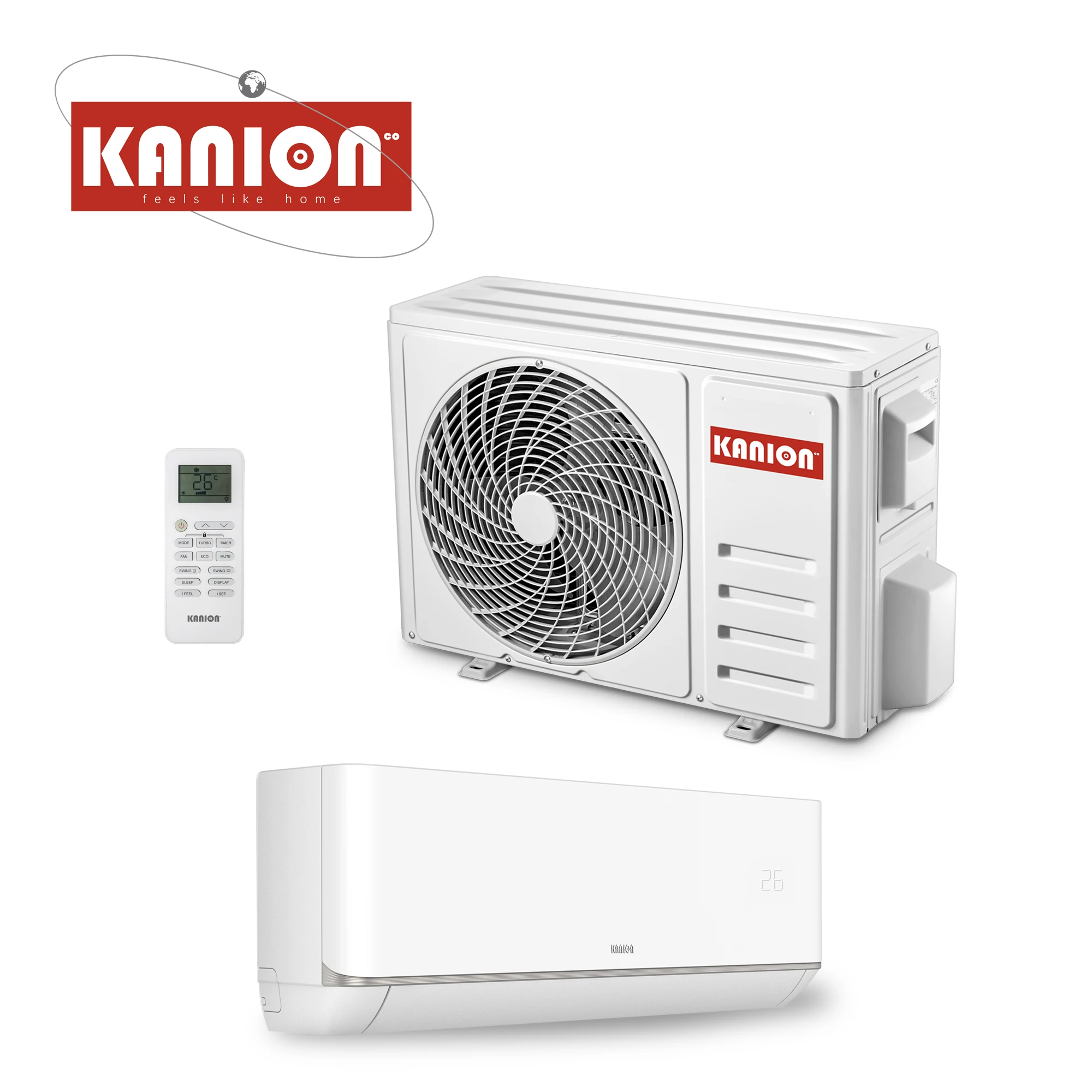 9000BTU Kanion Mini Split Ac Compressor air Conditioner air Conditioners Fixed Speed