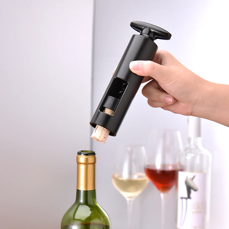 Bars Restaurants Homes Kitchens Foil Cutter Effortless Manual Corkscrew Wine Bottle Opener Set