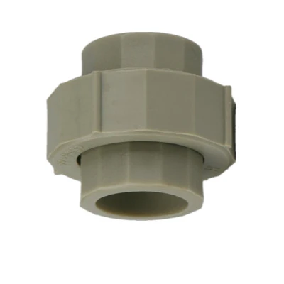 Plastic Pipe manufacturer PPR Pipe and fitting Gray/White/ Green Color  Plastic Union PPR Union