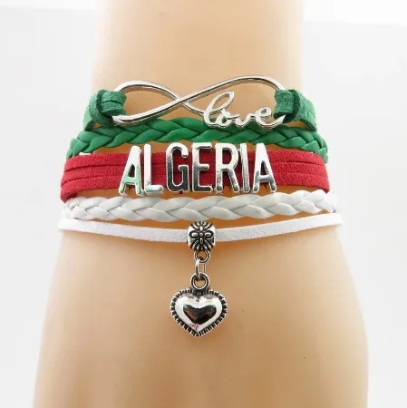 National Canada Bracelet Country Canada With Flag Charm Country Flag Bead Bracelet For Women and Men Jewelry