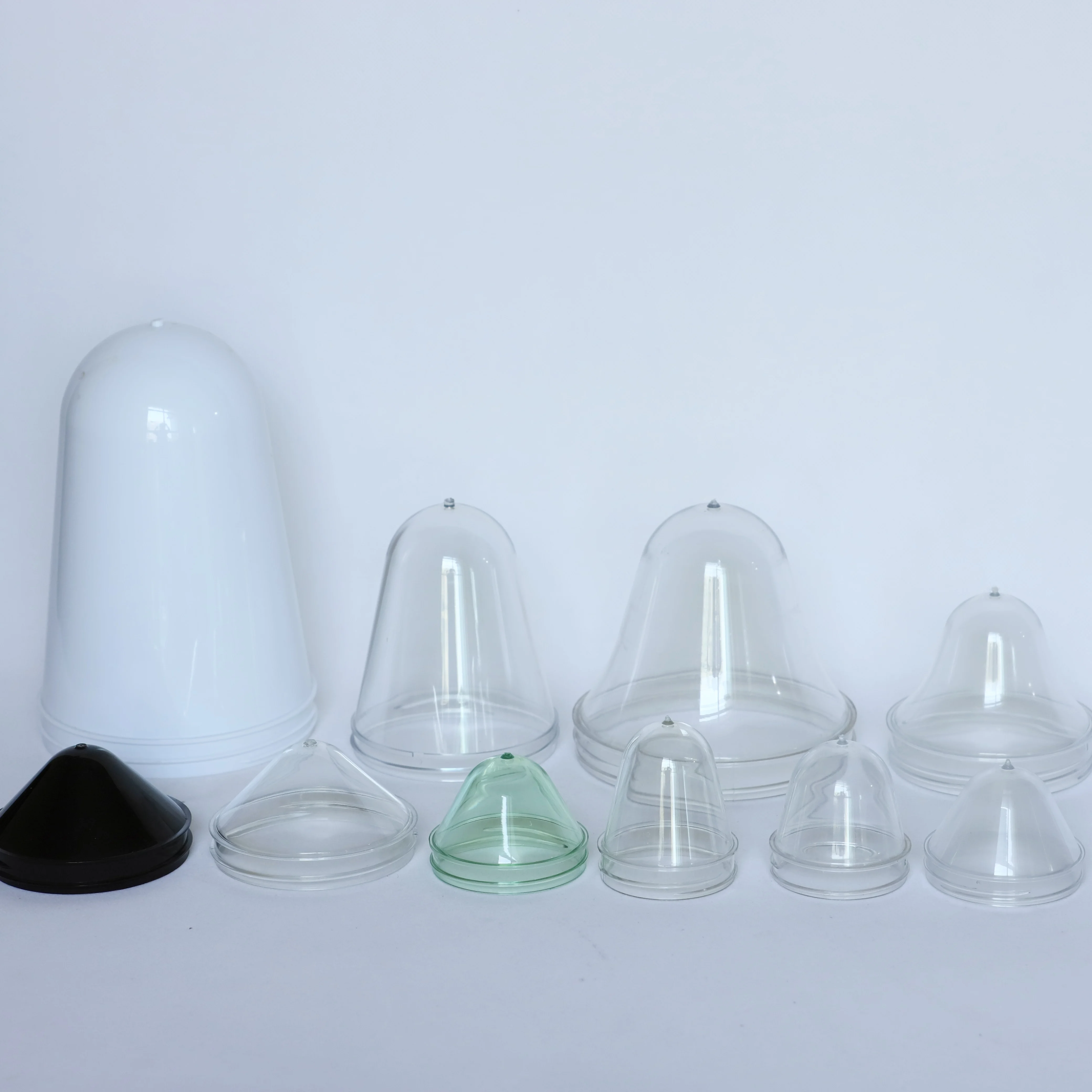 50mm 52mm Plastic PET Bottle Preform 25g 30g Plastic Candy Bottle Preform With Smooth Lids
