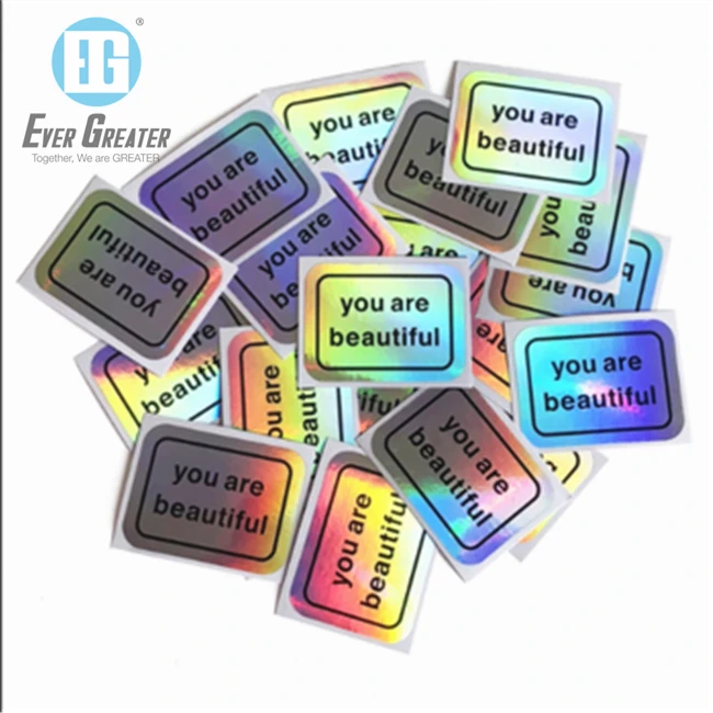 Custom Make Label Holographic Sticker Security Adhesive Hologram Sticker