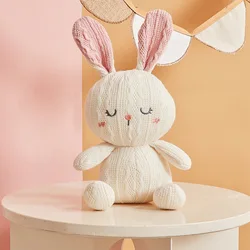 YIWU AULLAN Soft Handmade DIY  Crochet Cute doll  Bunny rabbit stuffed animal  baby  doll  Bunny Amigurumi  Elephant  Plush
