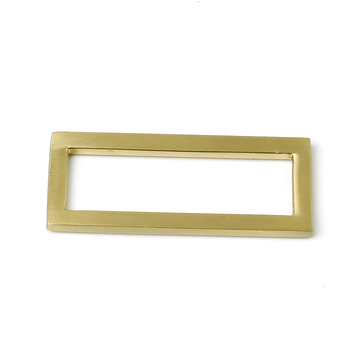 Sharp Edge Adjustable Rectangle Metal Loop Belt Ring Bag Hardware And Accessories Square Ring Bag Ring For Handbag