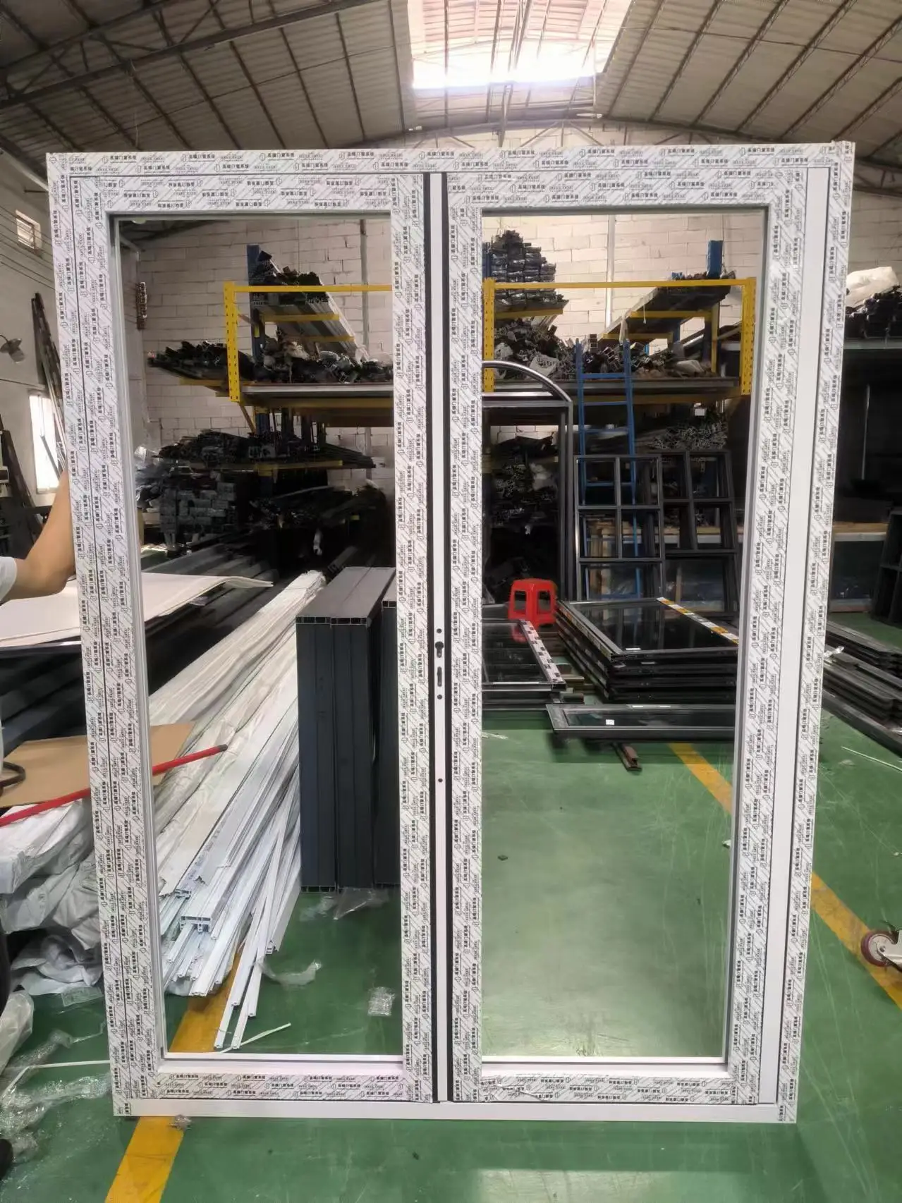 interior glass bi-fold doors glass folding partition for office, shopping mall, meeting room