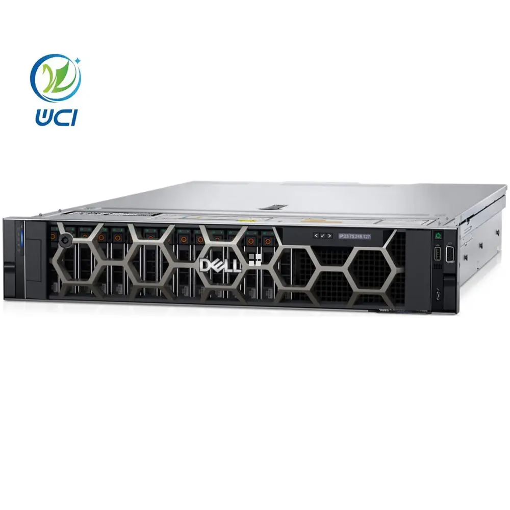 Hot Dell Poweredge R550 Server Equipment 5222 2933mhz Slider Host Video Stream Monitor 3.84tb Sas H740 750w R550 2u Rack Server