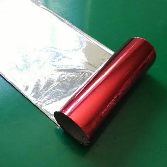 Wholesale Pet Laminated Aluminum Foil Metallized PET Film with Black PE