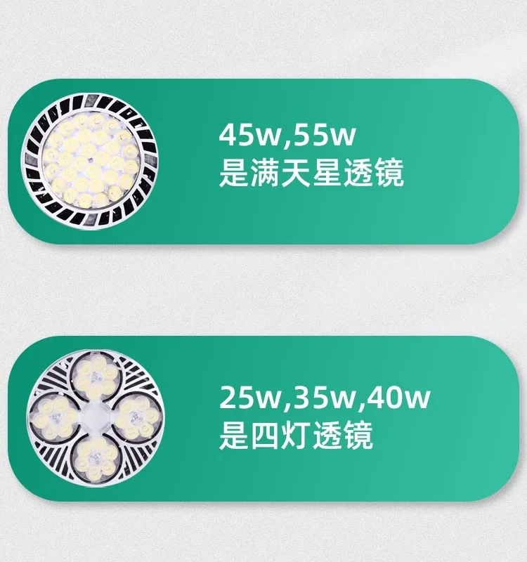 LED track light bulb PAR30 spotlight E27 Luokou clothing store supermarket super bright energy-saving light source