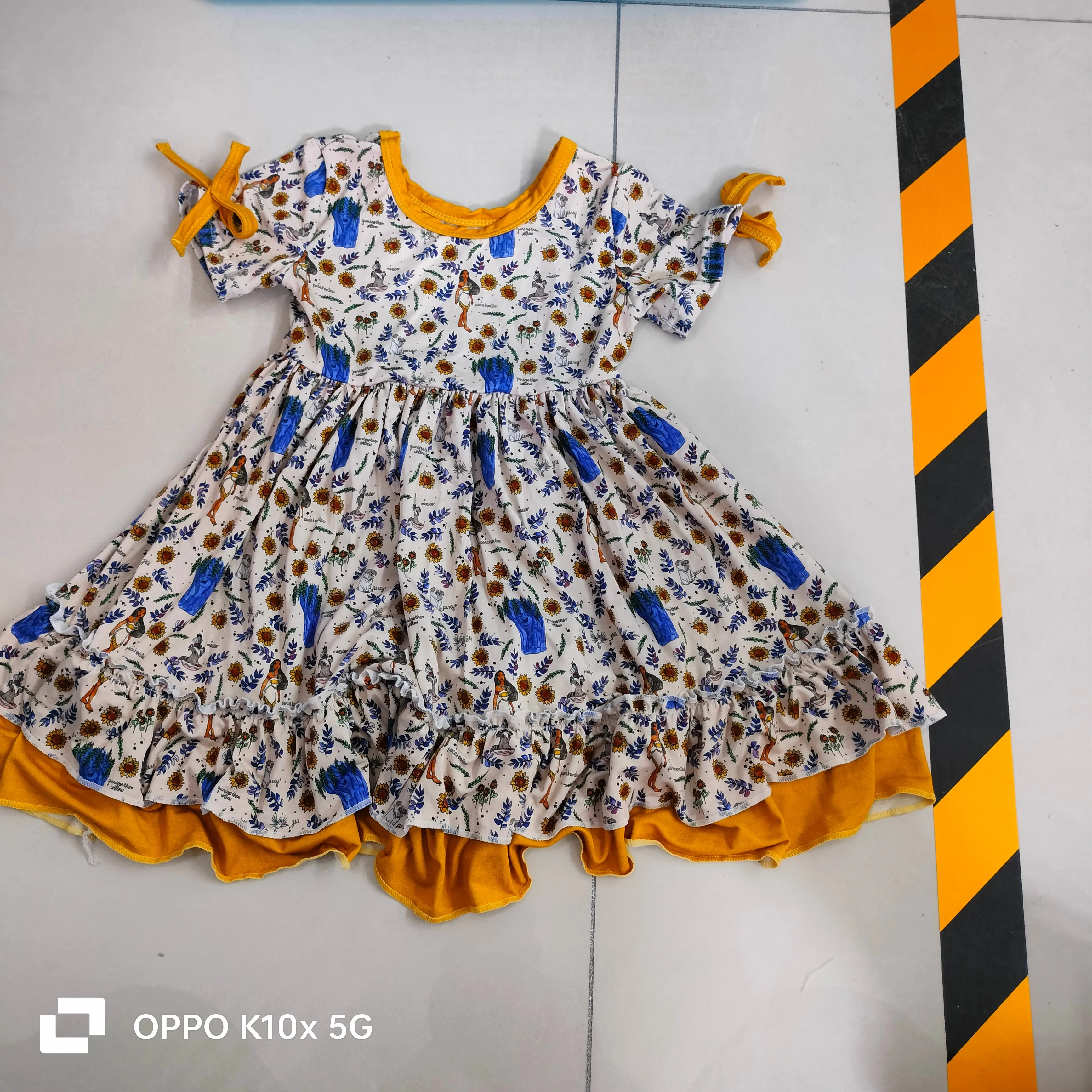 4th of july design teen Dress Baby Girls Clothing