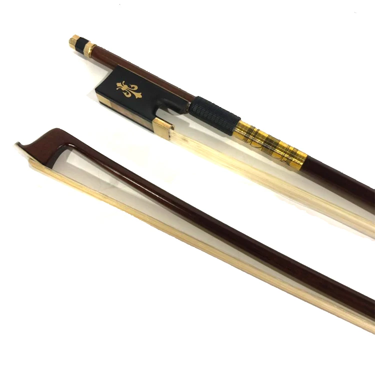 Высококачественные детали для скрипки, круглый лук, Бразильский зеленый сандаловый лук для скрипки