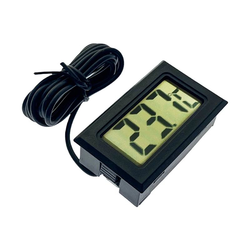 Okystar Mini LCD Digital Temperature Meter Temperature Detector Embedded Temperature Sensor