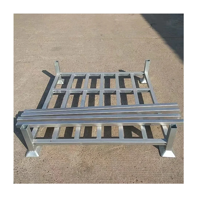 Moldular Post Pallet Portable Plate Stacking Storage Pipe Foldable Steel Stacking Rack System