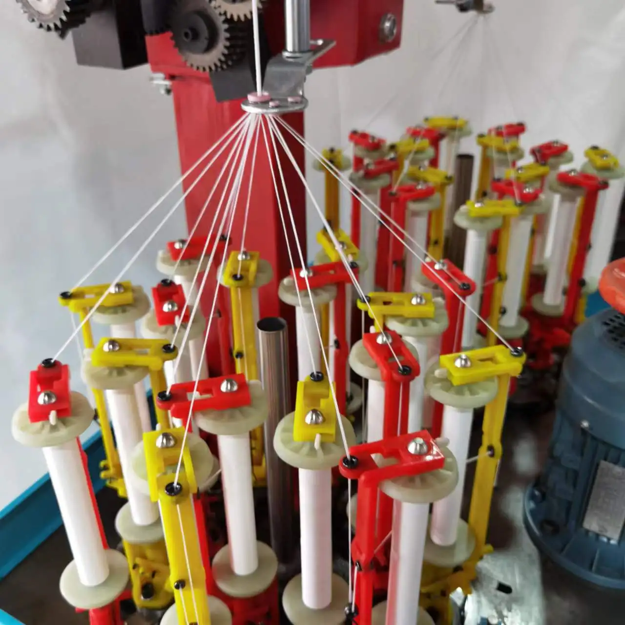 16-spindle double-head lace braiding machine round rope knitting machine