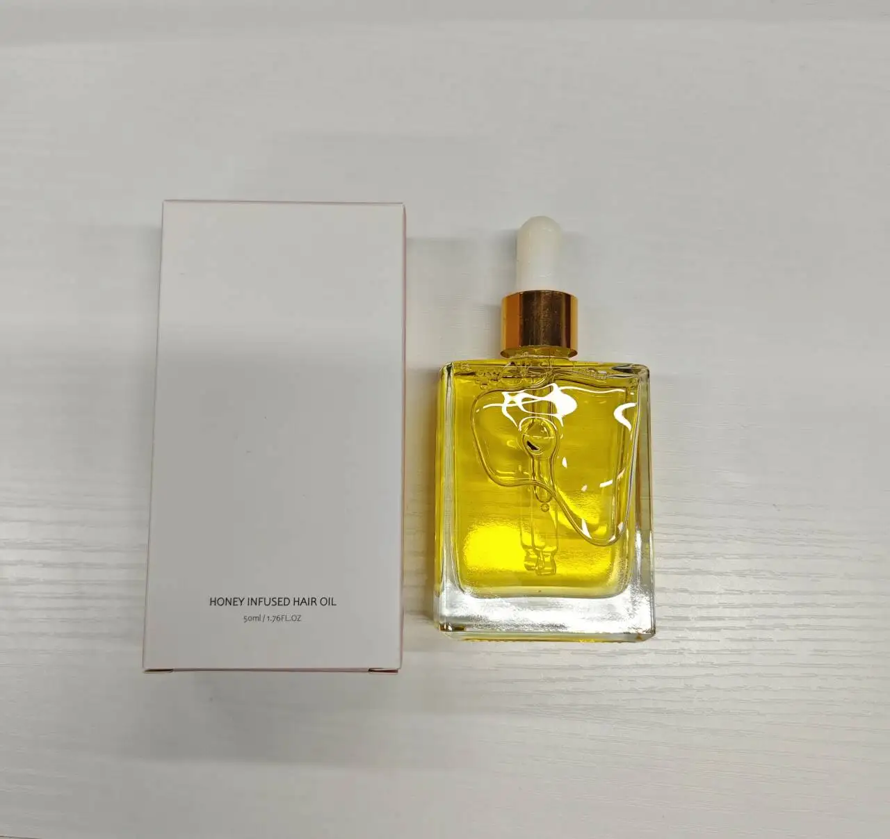 Private Label Honey Infused Hair Oil 50ml Natural Soothing Scalp to Deeply Nourish Moisturize