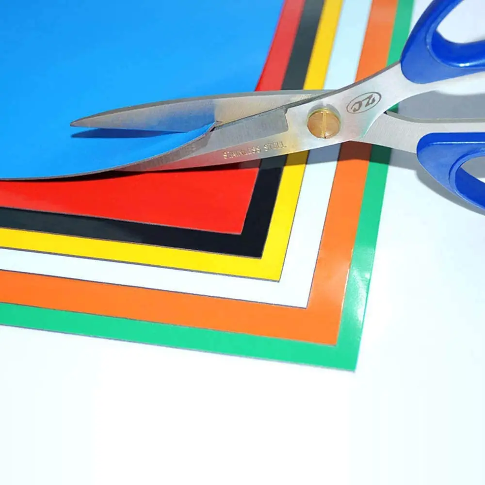 Factory Cheap Price Flexible Isotropic Color Magnetic Sheets With Multi Color Pvc Vinyl Film