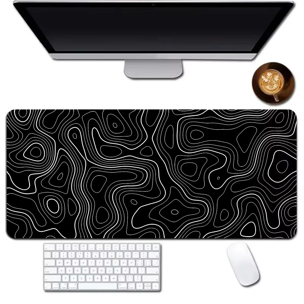 Desk Mats for Oem Odm Factory Gaming Mouse Pads with Edging Packaging and Logo Pc Desk Pad Mat Custom Mouse Pad for Home Office