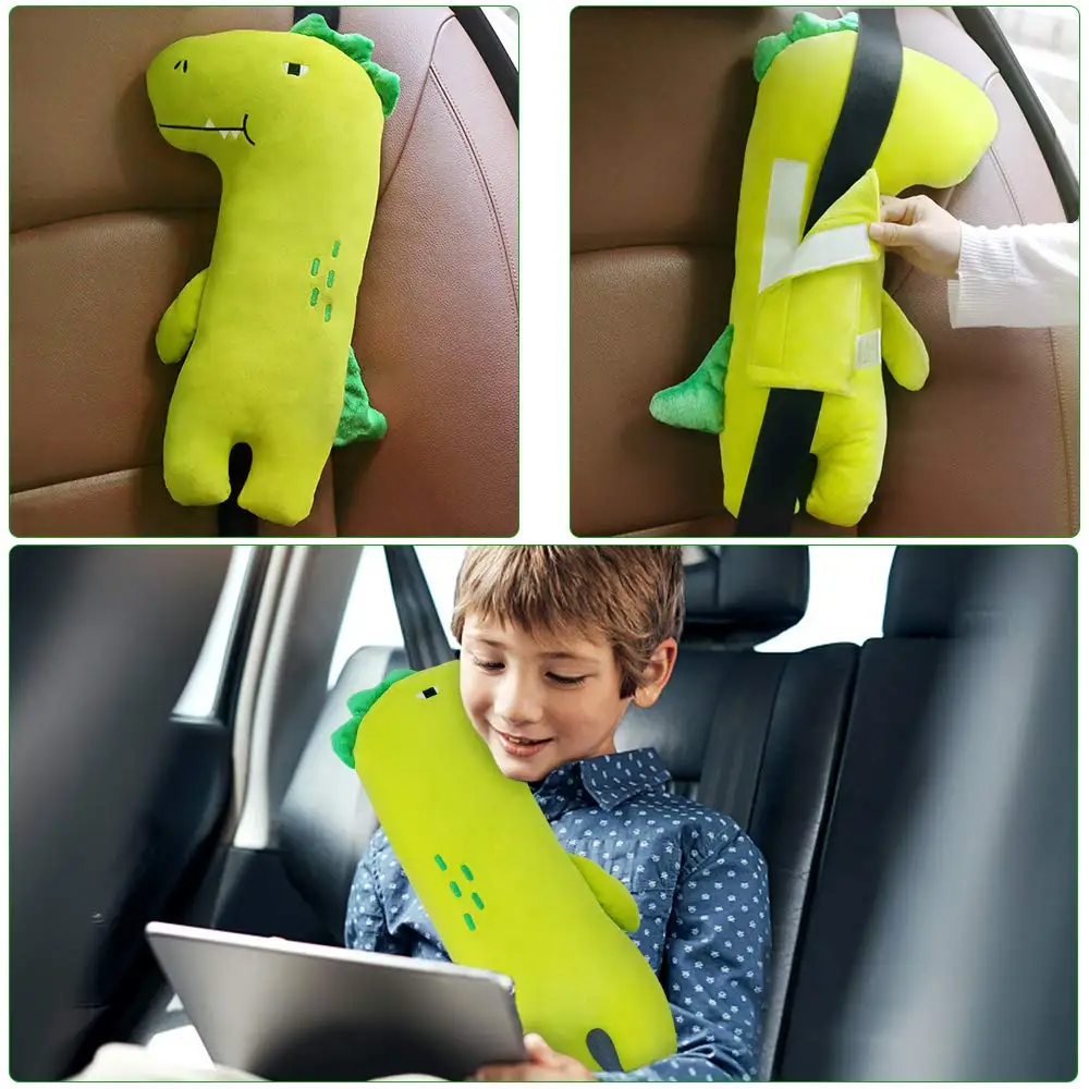 Car Seat Belt Shoulder Cuffs Cute Cartoon Neck Pillow Seat Belt Pads Cover Protector Pillows