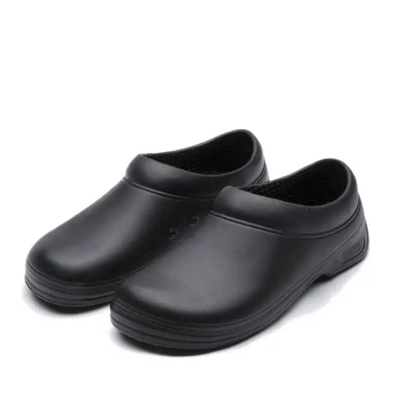 light Oil Waterproof Chef Shoe Non Slip Kitchen Safety Clogs Chef safety shoes for men