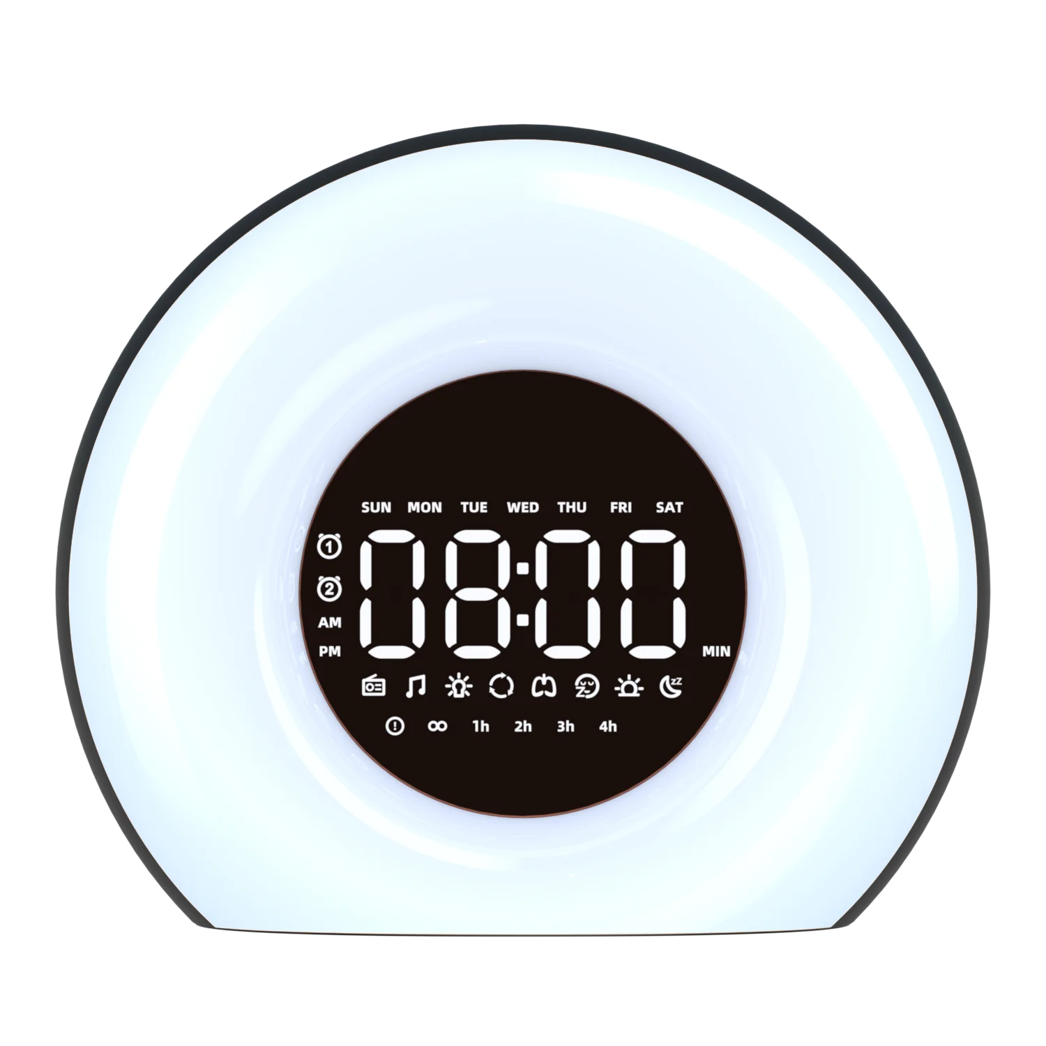 Hot Product Sleep Trainer Built-In Nature Sounds Sunrise Alarm Clock