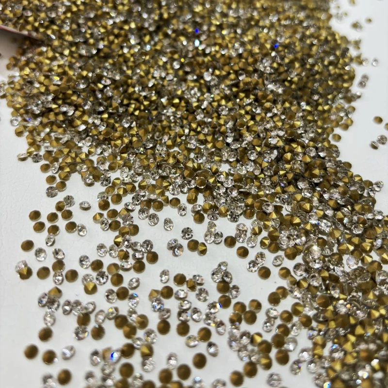 Factory Wholesale SS18 Pointback Crystal Rhinestone Nail Art DIY Decoration Materials