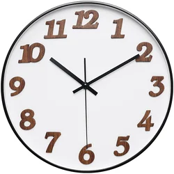 Simple Round 8inch 10inch 11inch 12inch 14inch Digital Wall Clock