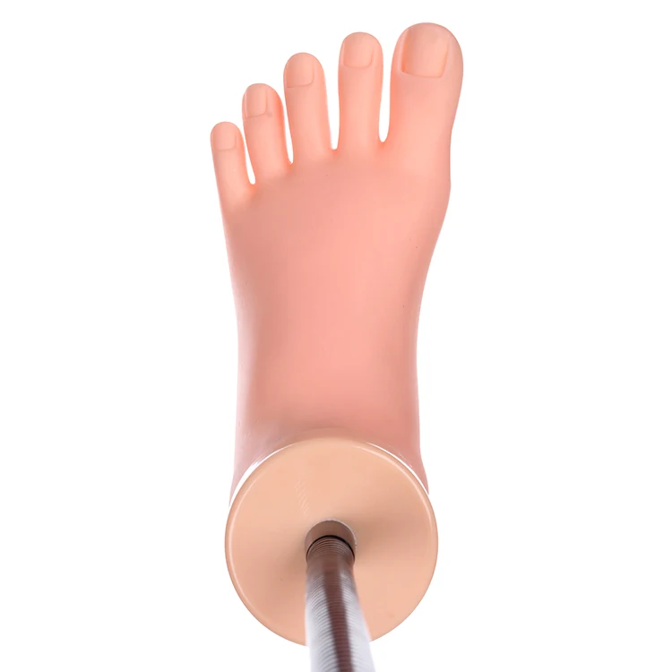 
High Quality Nail Practice False Foot Nail Art Foot Soft Training Display Model Practice Foot 