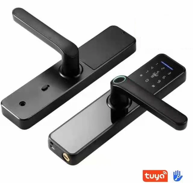 Tuya Biometric Fingerprint Lock, Security Intelligent Smart Lock With WiFi APP Password RFID Unlock,Door Lock Electronic Hotels