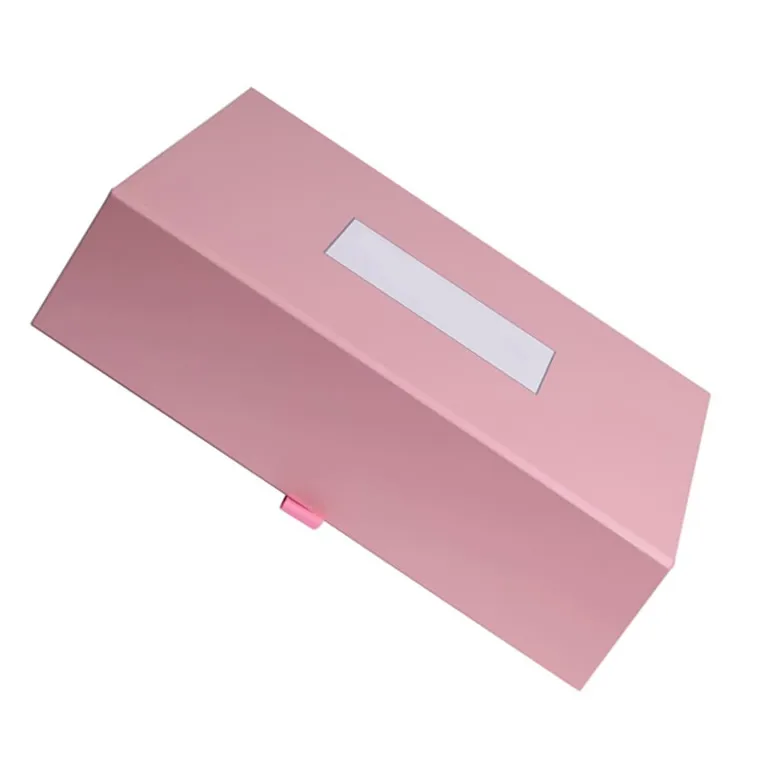 
2019 new arrival blackish green color square paper gift box packaging box with satin ribbon sweet love snack present box 