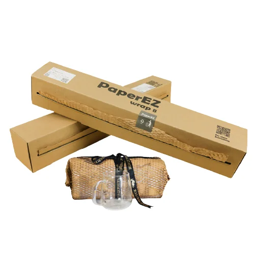 Transport environmentally friendly recyclable roll gift mobile phone mailing packaging kraft paper pad transport packaging honey