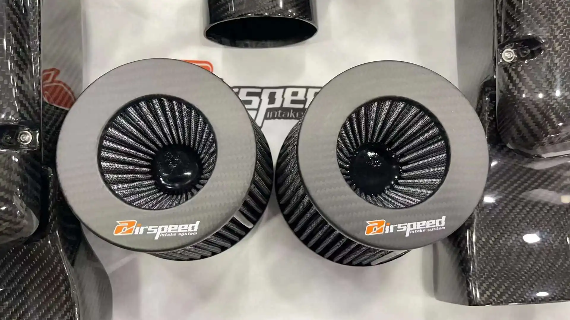 Воздухозаборники Airspeed Brand Auto Engine Systems 100% из сухого углеродного волокна для BENZ AMG GT 4