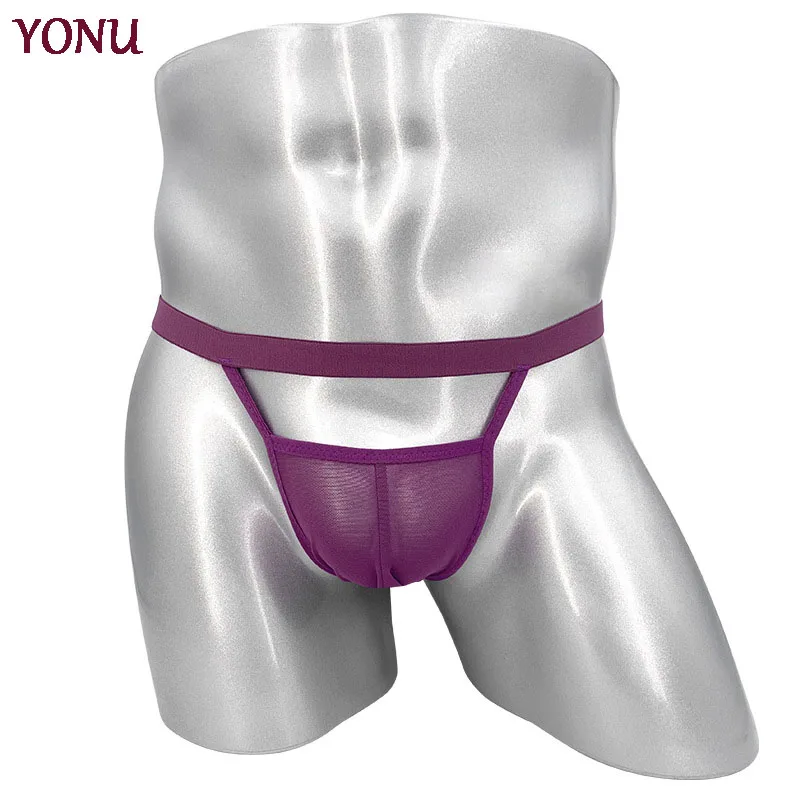 Manufacturers Comfortable Breathable Mesh Underwear Low Waist Sexy Quick Dry Thong For Young Men