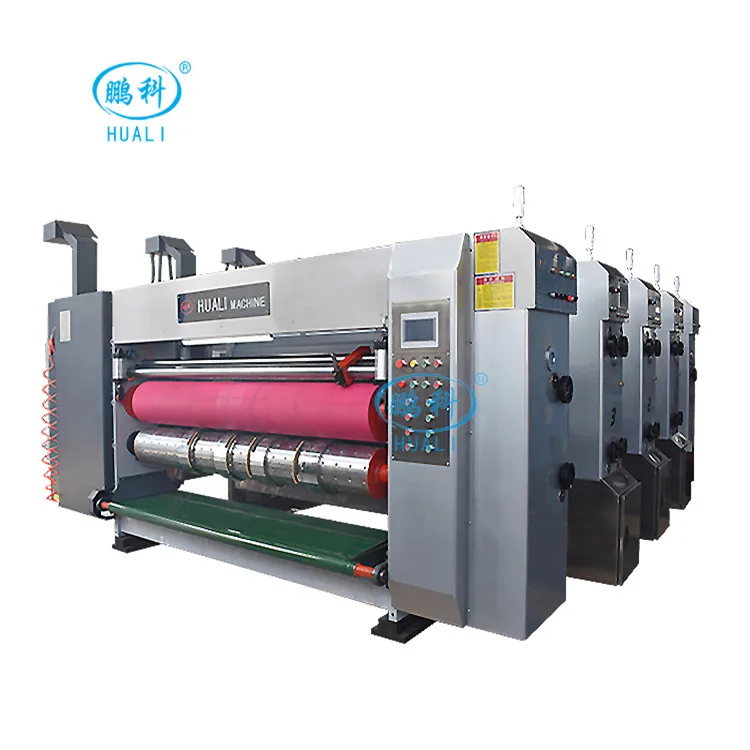 Auto Flexo Printing Slotting Die Cutting Machine Carton Box Manufacturing Machine