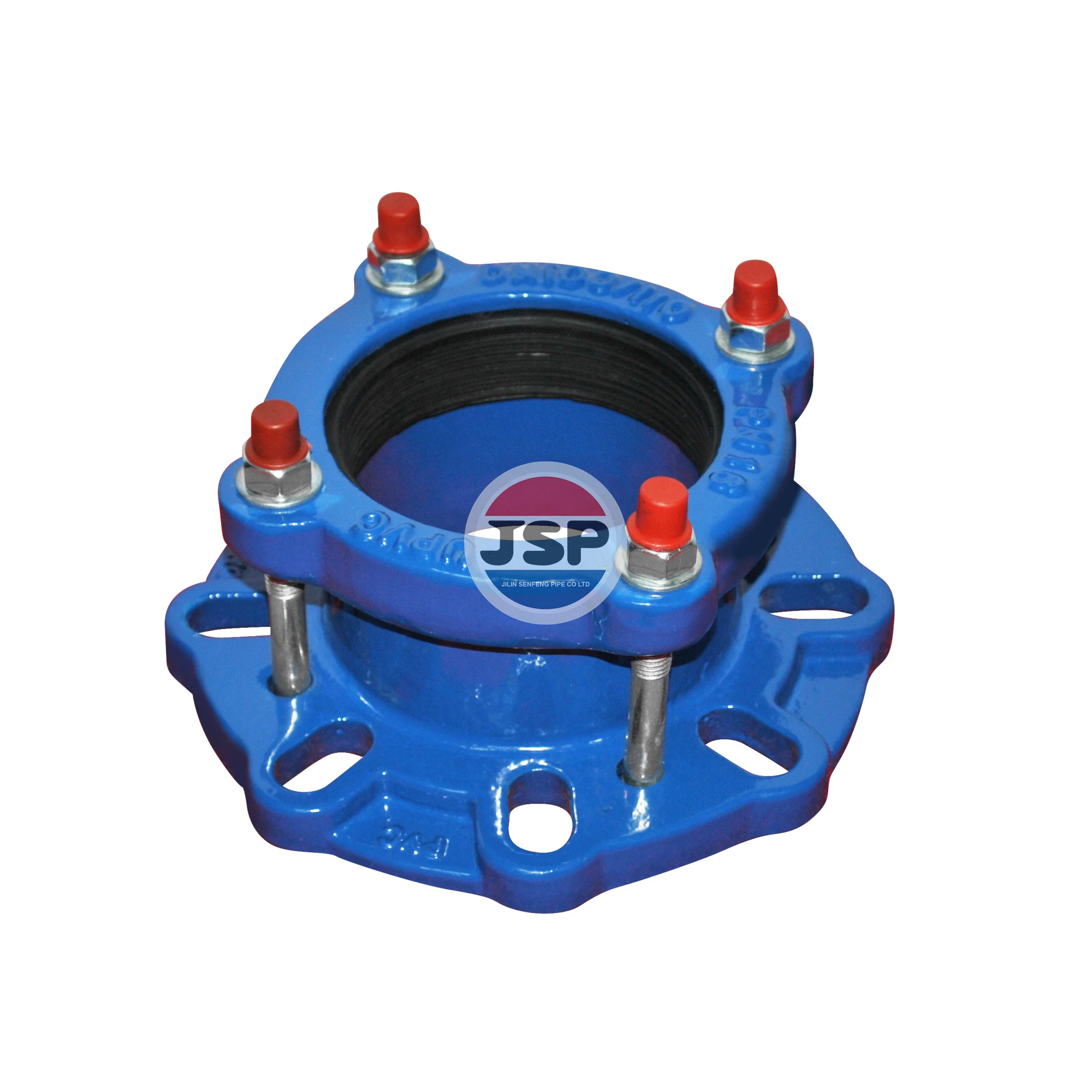 JSP Ductile Cast Iron Flange Adaptors For Wide Big Range New Type Universal Flange Adaptors For PVC/DI Pipes PN10/16/25