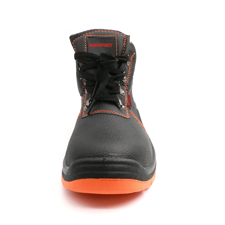 MaxiPact Sports Style Safety Work Boots Genuine Leather/PU Iron Toe Iron Midsole PU Outsole Autumn Canvas Steel Slip-Resistant