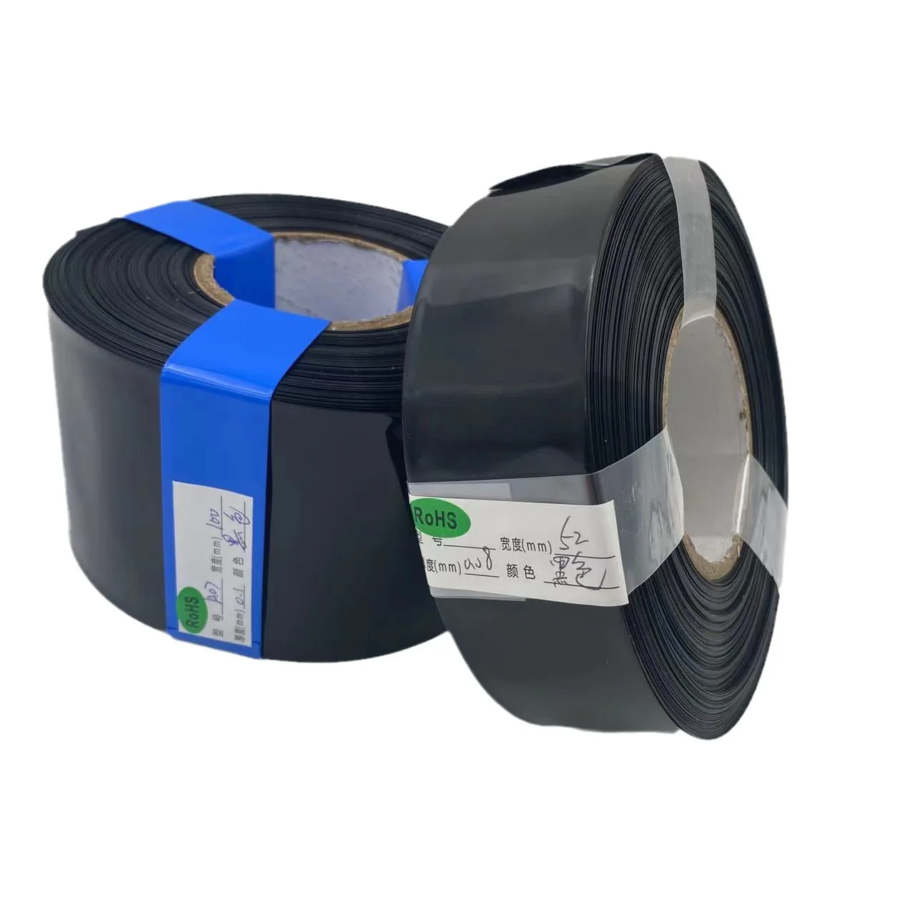 Black 40-580mm Lay-flat Width PVC Heat Shrink Tube Heat Shrink Sleeve Wrap for 18650 21700 26650 battery pack