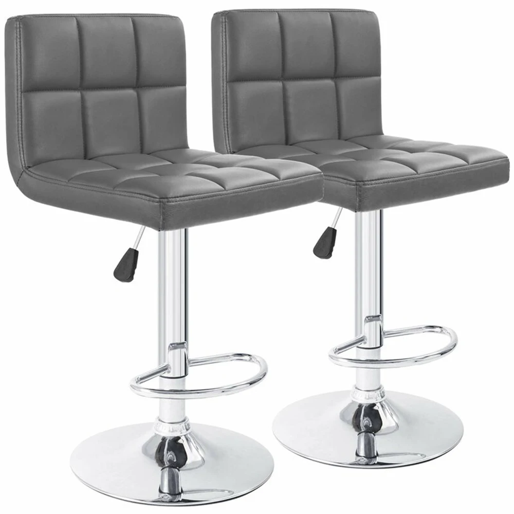 sillas de bar restaurant bar furniture chair grey high back swivel bar stool