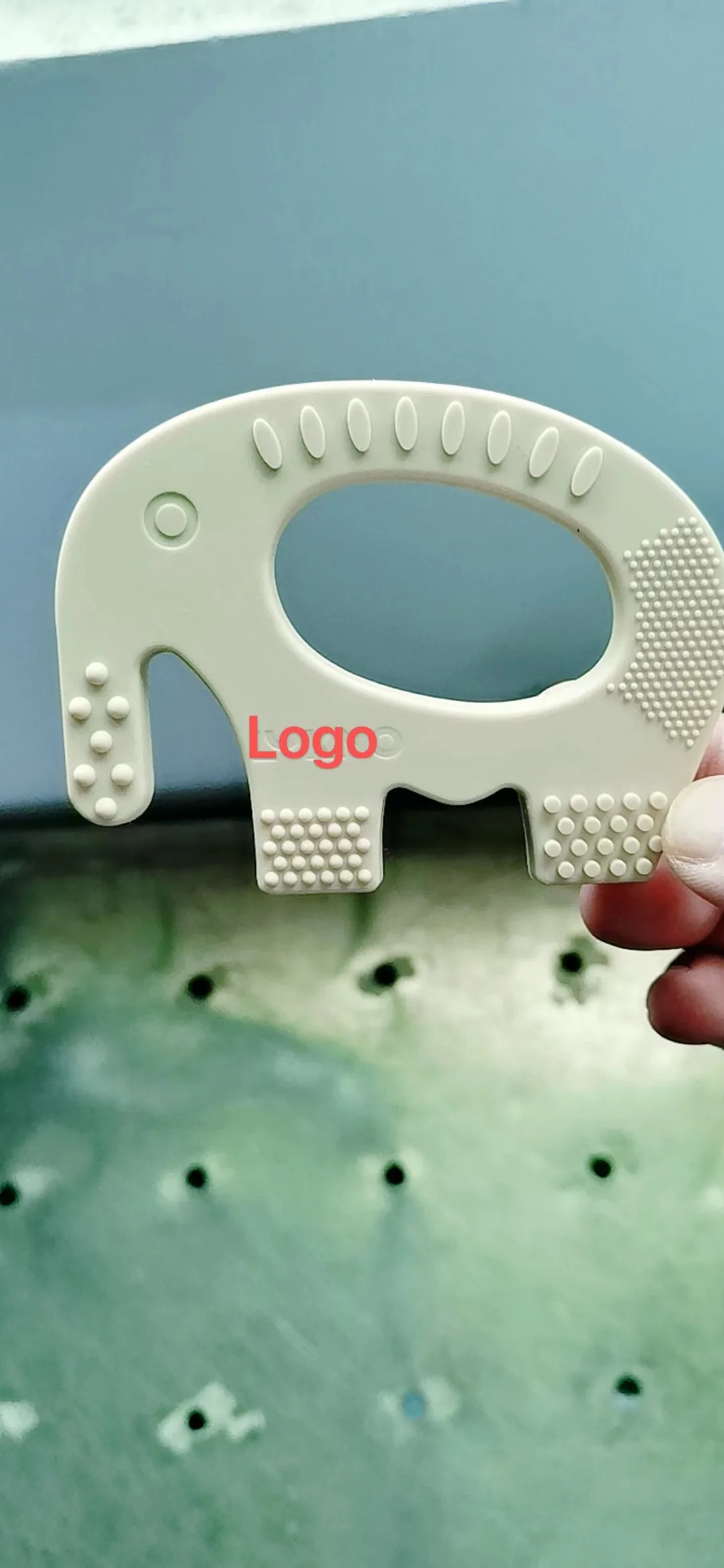 Soft and Highly Effective Elephant Teether, customized Baby Teething Toys