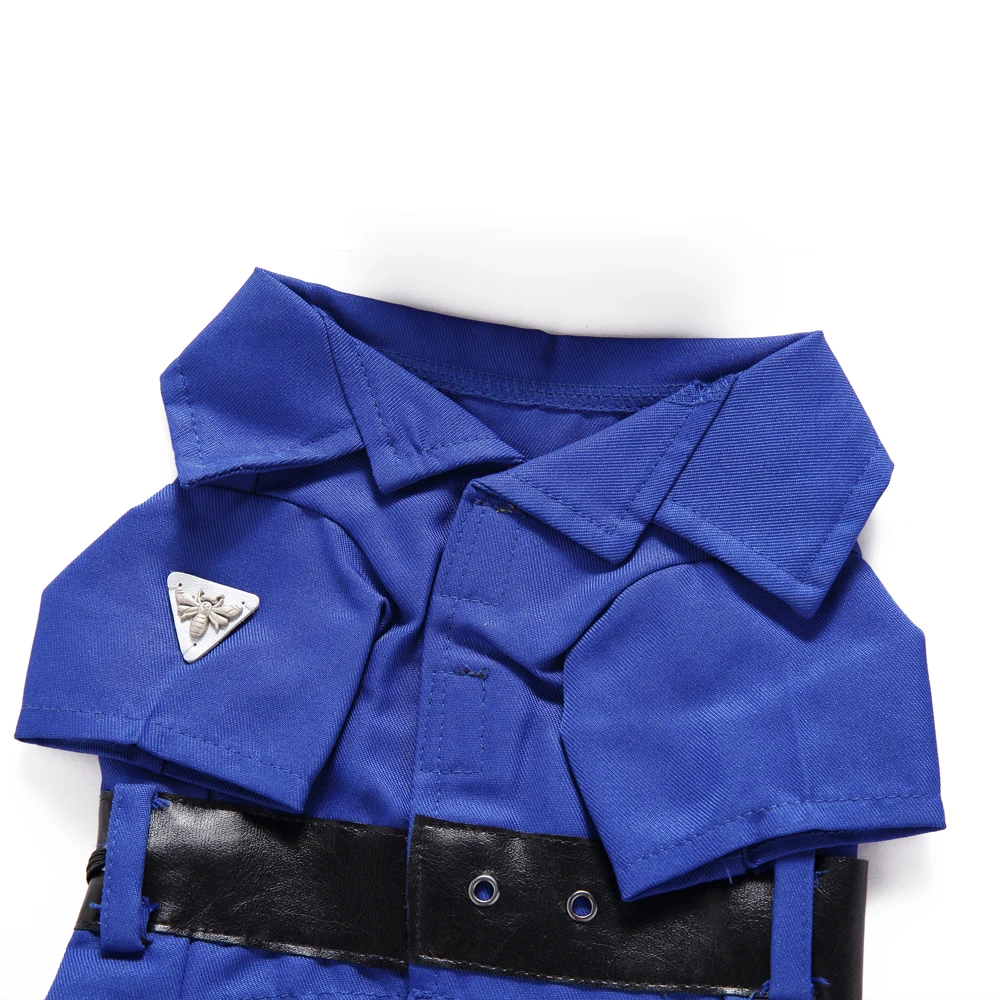 Cosplay police dog clothes dress up the dogs cats as a police dog coats with two legs disfraces perros halloween