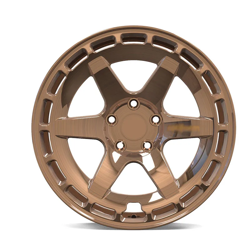 Popular brushed bronze 19 20 22 inch 5X120 5X112 forged wheels for racing cars wheels