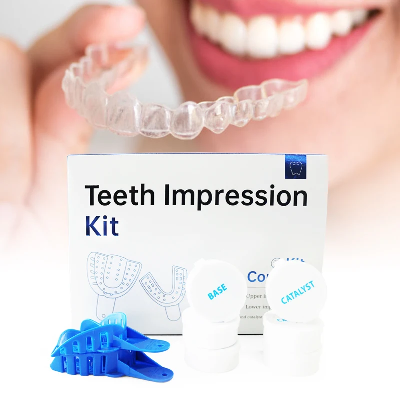 Odontology Equipment Silicone Wholesale Teeth Mold Kit Dental Impression Material Kit For Teeth Aligners Veneers