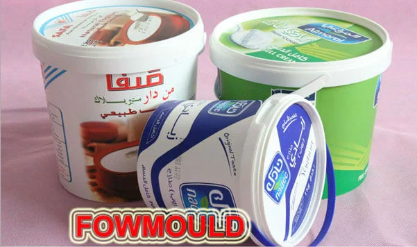 
customized 200ml plastic injection IML container mold storage box mould manufacturer 