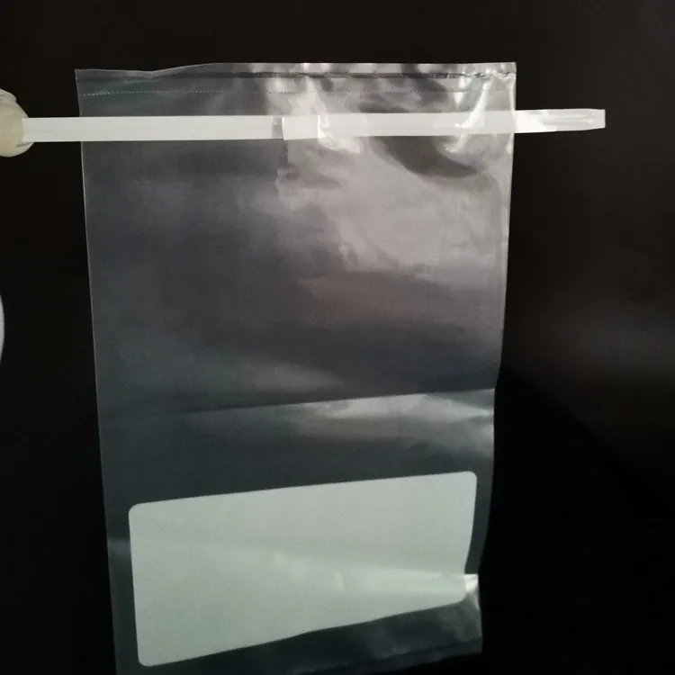 Lab Supplies sterile plastic laboratory sampling collection carrier bags wire closure bag
