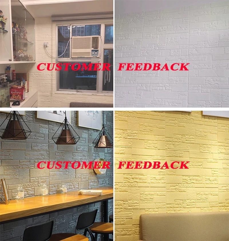 self adhesive foam wall stickers 3d foam wall panels kids room decoration waterproof pe foam wallpaper