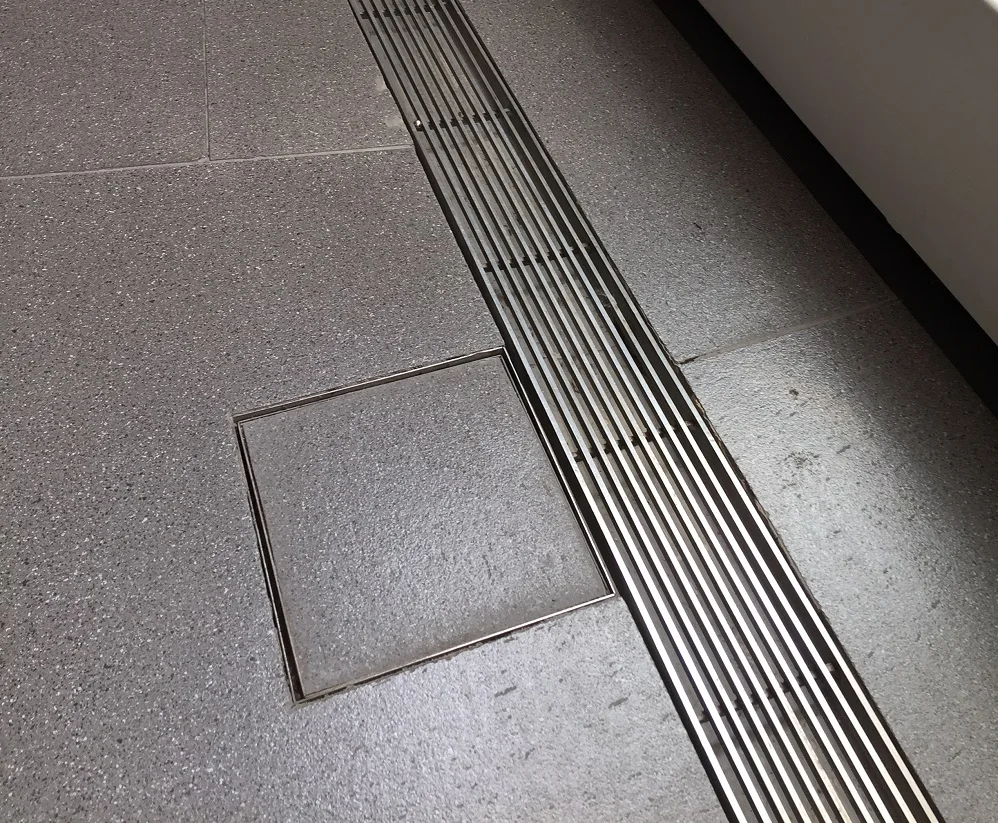 Professional Bathroom Toilet Tile Insert Square Floor Drain