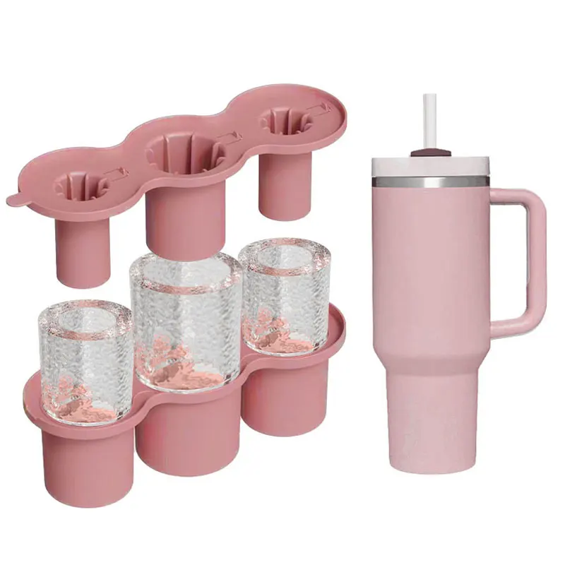 Stanley Cup hot selling  Silicone small ice cube trays  marker For Tumbler Cup  100% Non-toxic Reusable
