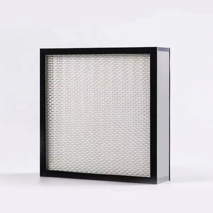 OEM Factory hight efficient h13 14 hepa air filter with Aluminum or Galvanized frame fresh micron 99.99% hepa air filter