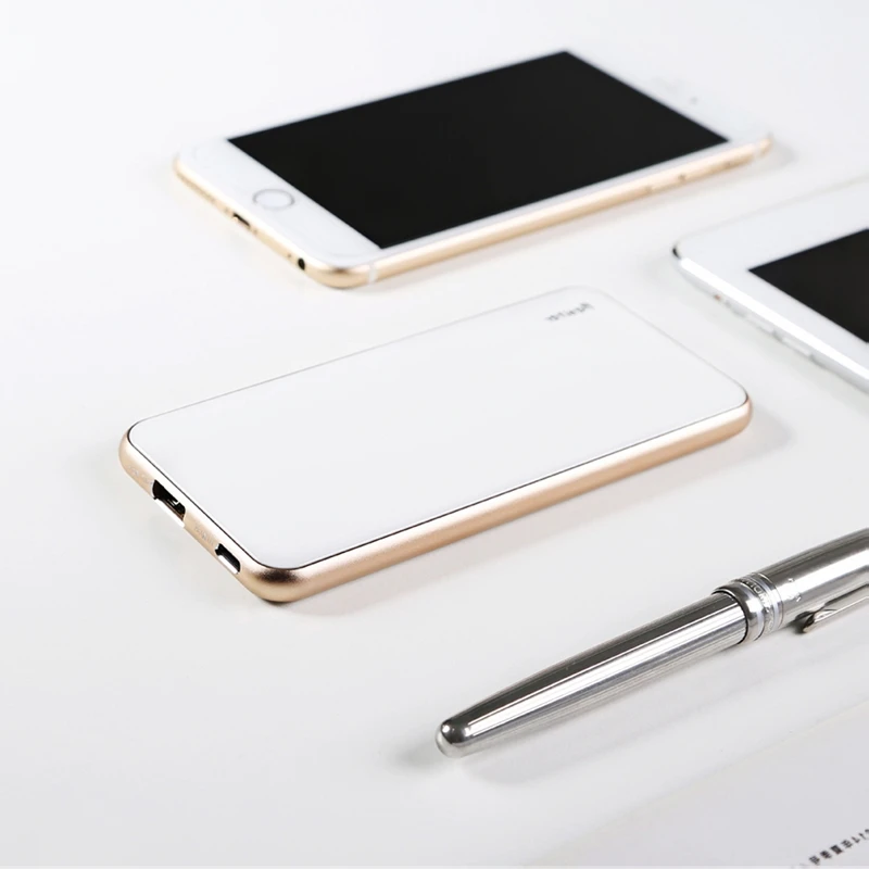 Popular portable Charger real capacity 5000mAh Ultra Slim Alloy Portable Power Banks
