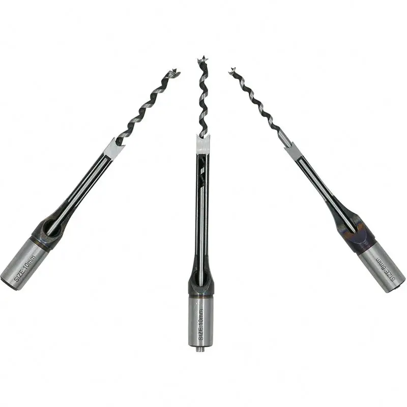 Square Hole Drill Mortising Chisels Bit Square Tenon Drill Woodworking Tools Drill Bits