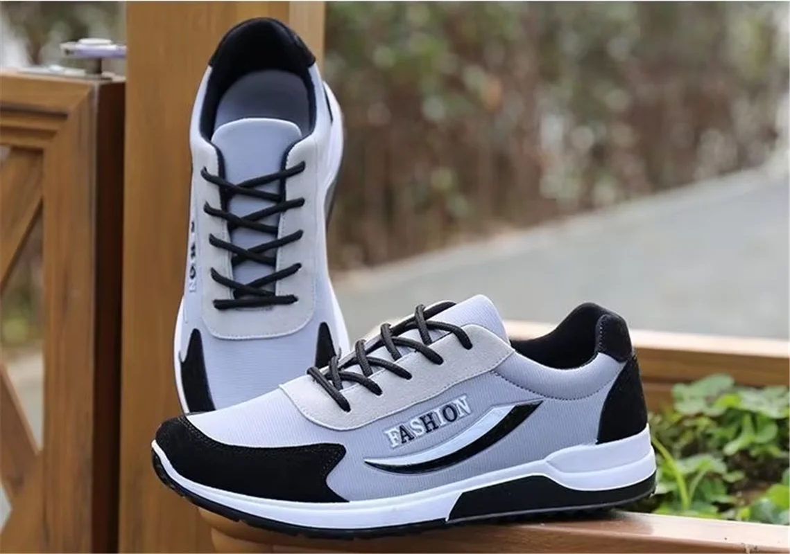 New Mens sports Shoes For Foreign Trade Breathable Casual Versatile Letter Running Comfortable Trendy Simple And Single